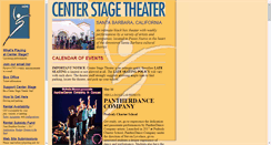 Desktop Screenshot of centerstagetheater.org